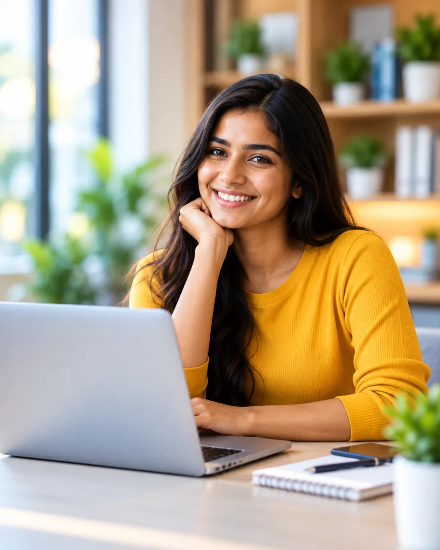 Student learning online with Visagan Digital Edge courses